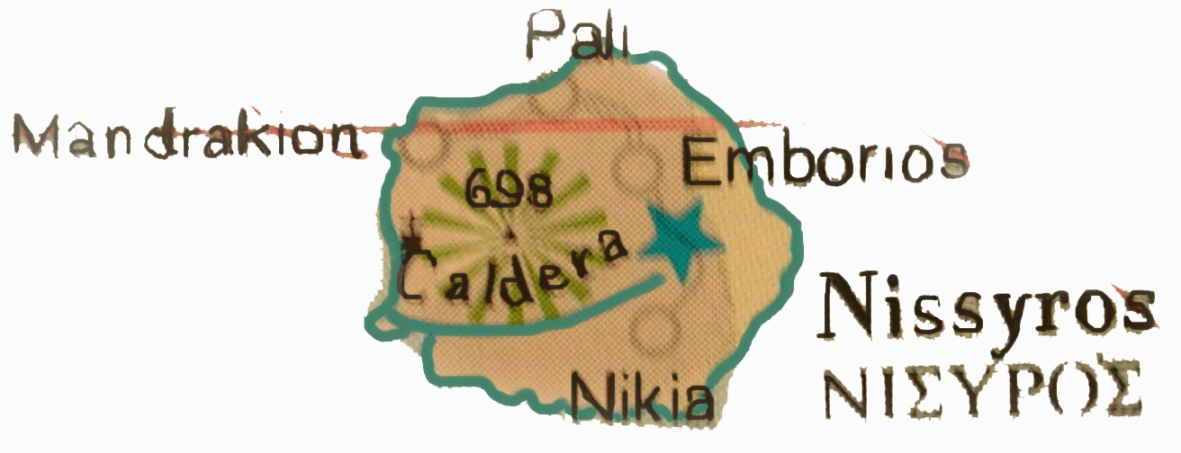 Karte Nissiros